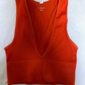 Orange tank top